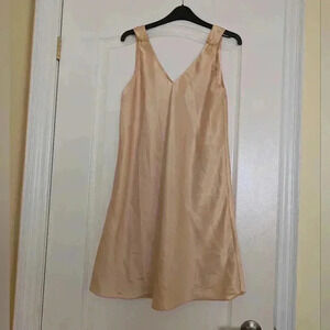 Vintage butterscotch silky  chemise